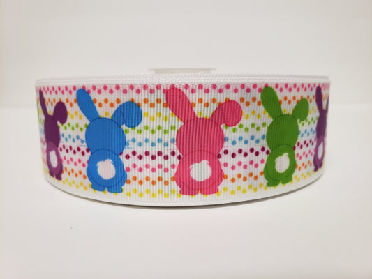 Easter Bunnies Grosgrain Ribbon 1.5" Width - By the yard