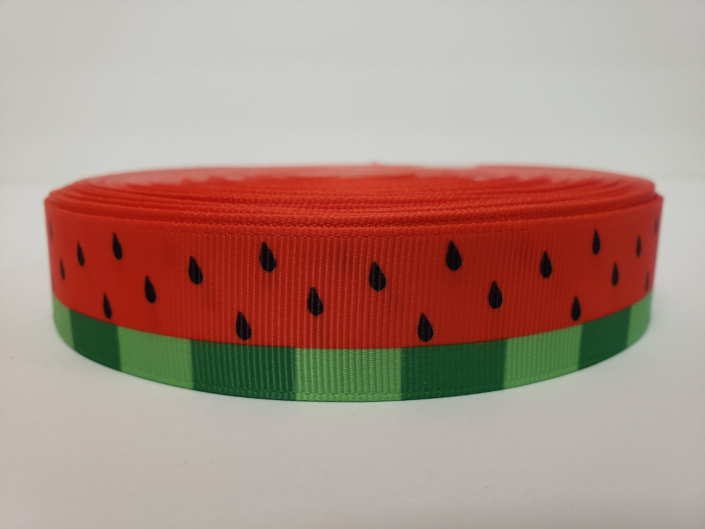 Watermelon Grosgrain Ribbon 1" Width - By the yard