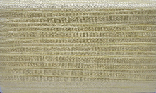 Fold Over Elastic - Yellow - 5/8" Width