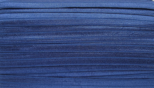 Fold Over Elastic - Navy - 5/8" Width