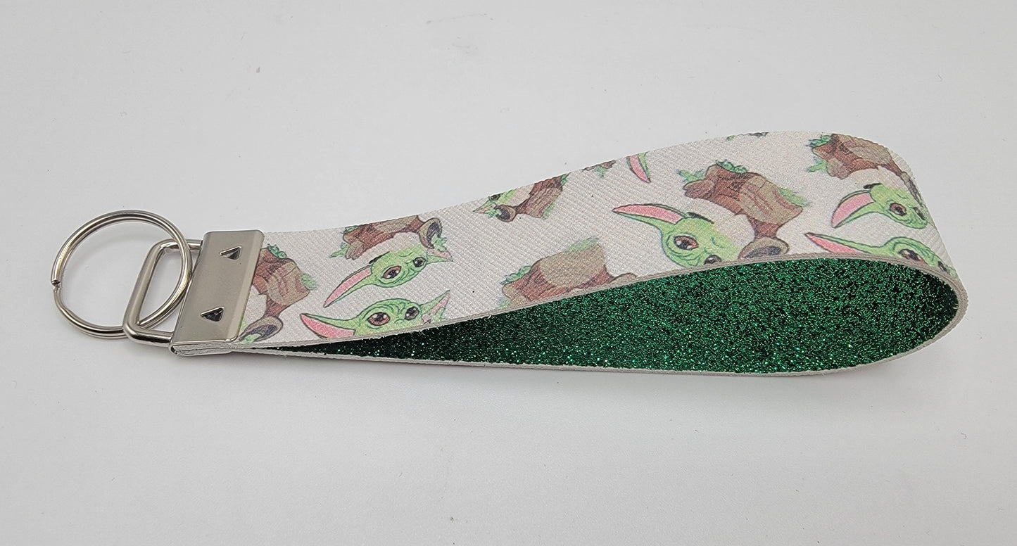 Key Fob Wristlet - Yoda - Green