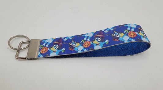 Keyfob Wristlet - Bluey Halloween