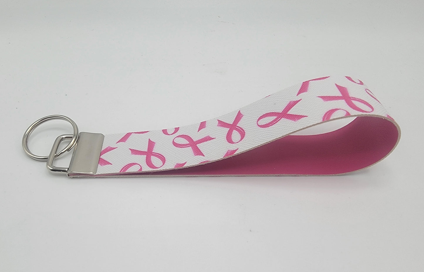 Key Fob Wristlet - Breast Cancer Awareness